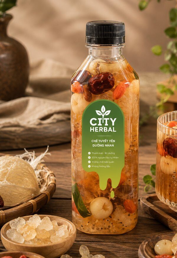 chè tuyết yến của city herbal